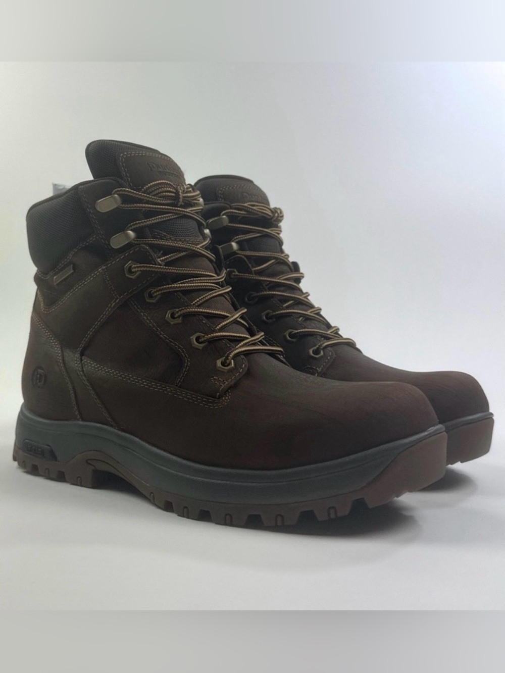 Dunham 8000 Works 6 Inch Mens Brown Plain Toe Boots Lace Up Work Waterproof 101